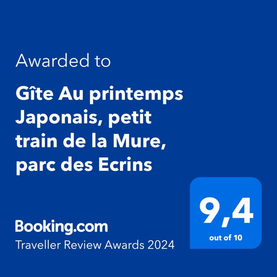 Gite Au Printemps Japonais, Petit Train De La Mure, Parc Des Ecrins Pierre-Chatel Kültér fotó